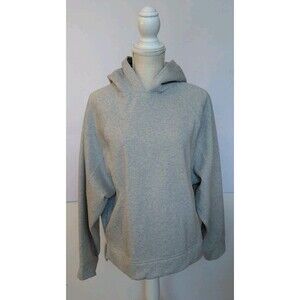 Daily Practice by Anthropologie Gray Oversized Hoodie With Sparkles Size S